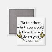 Het Christelijke geschenkartikel van de Guldenrege Magneet (Voorkant / Achterkant)