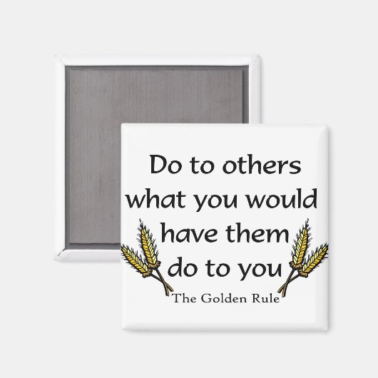 Het Christelijke geschenkartikel van de Guldenrege Magneet (Voorkant / Achterkant)