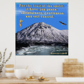 Het Christelijke poster van Galatians (Keuken)
