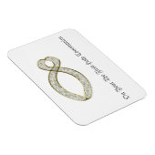 Het Christelijke symbool van de Vis. gepersonalise Magneet (Rechterzijde)
