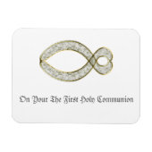 Het Christelijke symbool van de Vis. gepersonalise Magneet (Horizontaal)