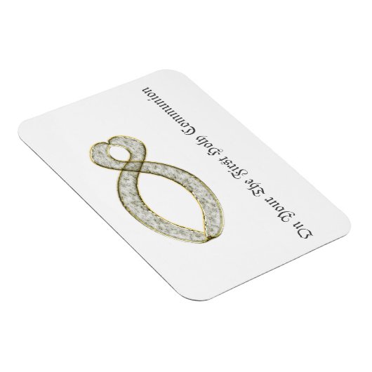 Het Christelijke symbool voor vissen. Magneet (Rechterzijde)