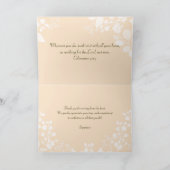 Het Christelijke Vers, dankt u voor het Dienen van Bedankkaart (Binnen)