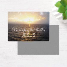 Het christendom Jezus Christus verspreidde het woo Visitekaartjes