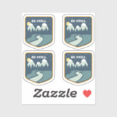 Het christendom moet stil blijven staan sticker (Vel)