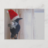 Het Christmas Crow briefkaart (Voorkant)