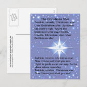 Het Christmas Star Song Briefkaart (Voorkant / Achterkant)