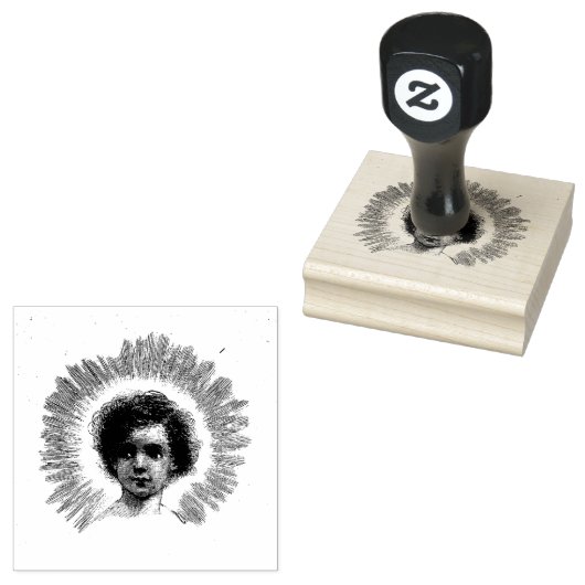 Het Christuskind religieus Christelijk Rubberstempel (Gestempeld)