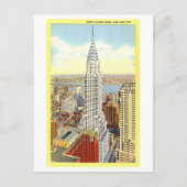 Het  Chrysler Building in New York, Briefkaart (Voorkant)