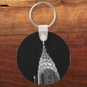 Het Chrysler-gebouw - New York City Sleutelhanger (Voorkant)