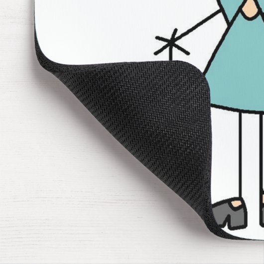 Het Cijfer Mousepad van de Stok van de leraar Muismat (Hoek)