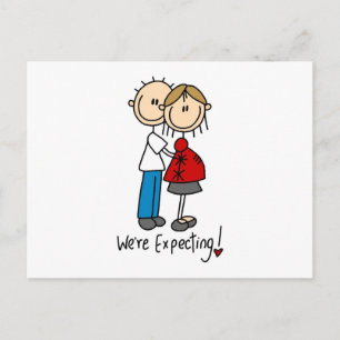 Het cijfer van de kruk wij verwachten aankondigingskaart