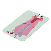 Het cijfer van de permanente Mode - Overmaatse jas Magneet (Linkerzijde)