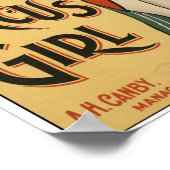Het Circus Girl-Poster Poster (Hoek)