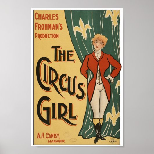 Het Circus Girl-Poster Poster (Voorkant)