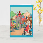 Het circus komt naar de stad kaart (Gele Bloem)