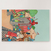 Het circus komt naar de stad legpuzzel (Horizontaal)