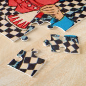 Het circus komt naar de stad legpuzzel (Zijkant)