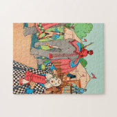 Het circus komt naar de stad legpuzzel (Horizontaal)