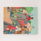 Het circus komt naar de stad legpuzzel (Horizontaal)