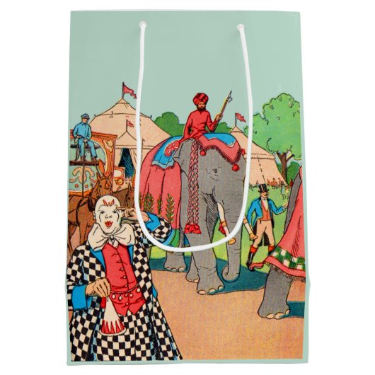 Het circus komt naar de stad medium cadeauzakje (Achterkant)