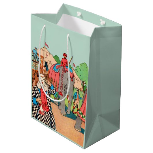 Het circus komt naar de stad medium cadeauzakje (Achterkant Gekanteld)