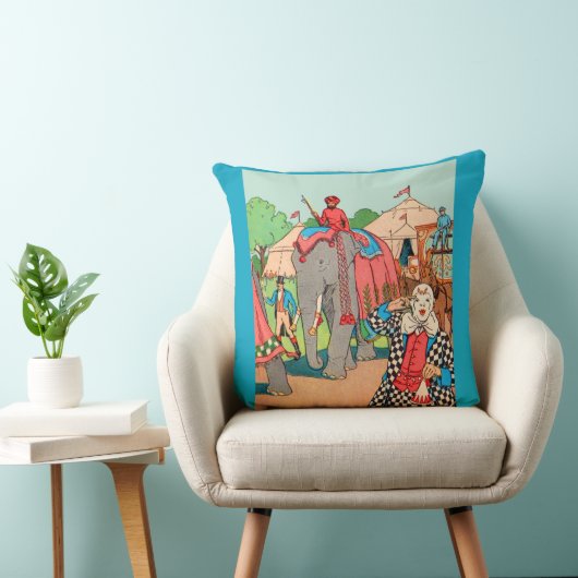 Het circus komt naar de stadskrant kussen (Stoel)