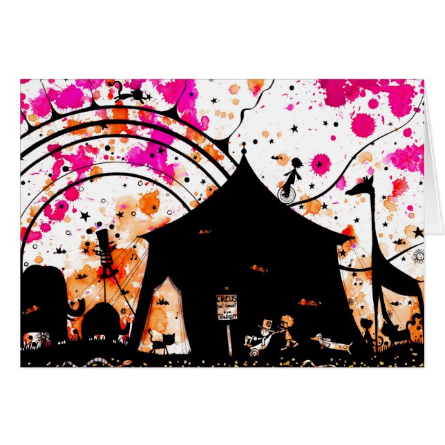 het circus kwam naar de stad (Voorkant Horizontaal)