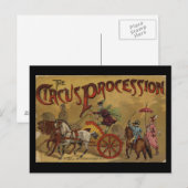 Het Circus Procession Back Hoesje Briefkaart (Voorkant / Achterkant)