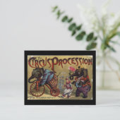 Het Circus Procession Front Hoesje Briefkaart (Staand voorkant)