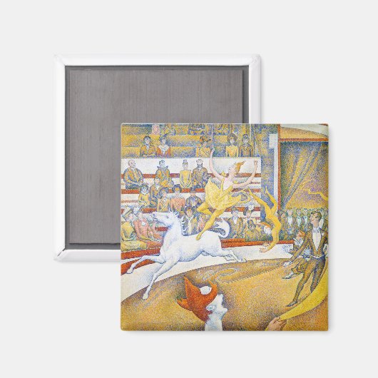 Het circus, Seurat Magneet (Voorkant / Achterkant)