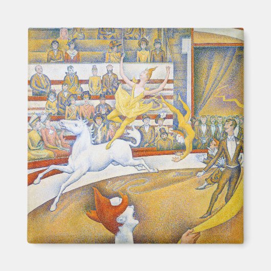 Het circus, Seurat Magneet (Voorkant)