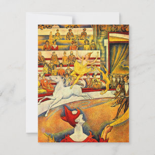 Het Circus van Georges Seurat, Vintage Fine Art