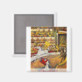 Het circus van Seurat Georges Magneet (Voorkant / Achterkant)