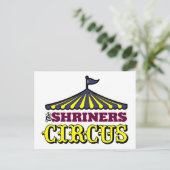 Het Circus van Shriners Briefkaart (Staand voorkant)