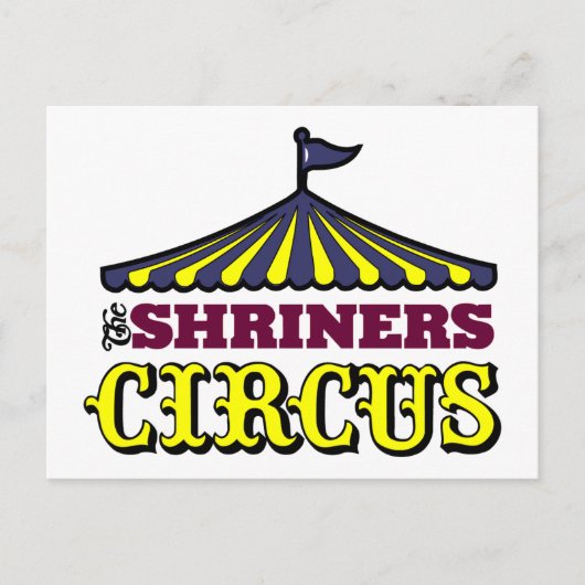 Het Circus van Shriners Briefkaart (Voorkant)