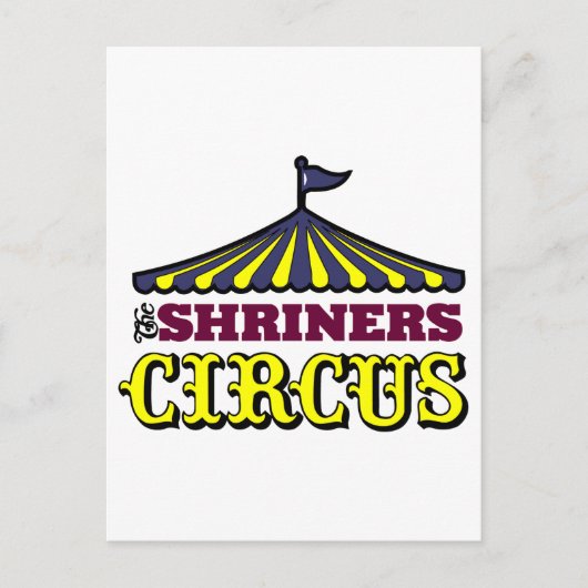 Het Circus van Shriners Briefkaart (Voorkant)