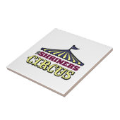 Het Circus van Shriners Tegeltje (Zijkant)