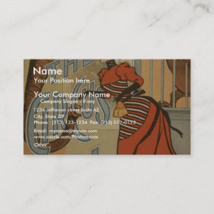 Het circusmeisje, 'A.H.Canby' theater Visitekaartje