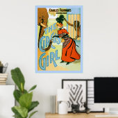 Het circusmeisje ~ theater Adverteren Poster (Thuiskantoor)