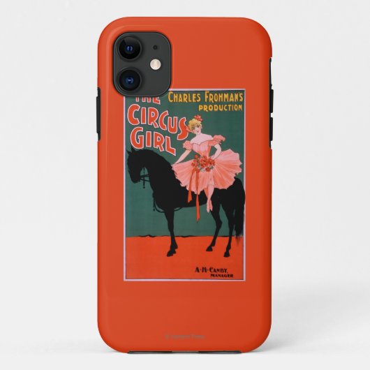 Het circusmeisje - Vrouw op paardentheatrisch Case-Mate iPhone Case (Achterkant)
