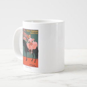 Het circusmeisje - Vrouw op paardentheatrisch Grote Koffiekop