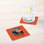 Het circusmeisje - Vrouw op paardentheatrisch Kartonnen Onderzetters (Insitu)