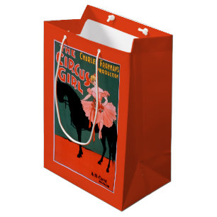 Het circusmeisje - Vrouw op paardentheatrisch Medium Cadeauzakje