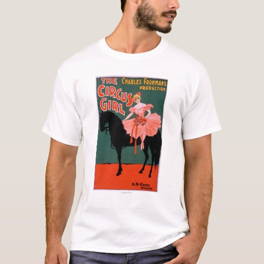 Het circusmeisje - Vrouw op paardentheatrisch T-shirt (Voorkant)