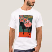 Het circusmeisje - Vrouw op paardentheatrisch T-shirt (Voorkant)