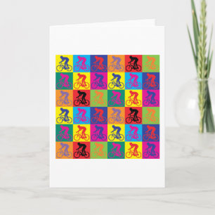 Het Cirkelen van het pop-art Kaart
