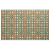 Het  cirkelpatroon van de Mod van de Retro Stof (Yard (91,4 cm))