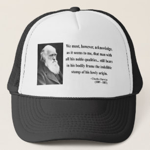 Het Citaat 1B van Charles Darwin Trucker Pet