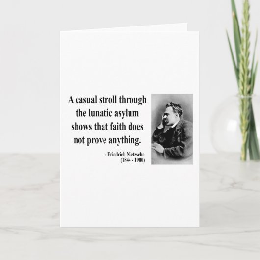 Het Citaat 1B van Nietzsche Kaart (Voorkant)
